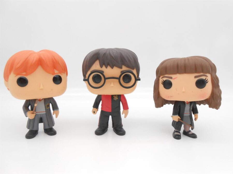 FUNKO POP! Harry Potter 10 (ohne Zauberstab) Hermine 03 Ron Weasley 28
