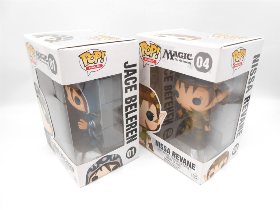 FUNKO Pop! Magic The Gathering 01 Jace Beleren 04 Nissa Revane Figur