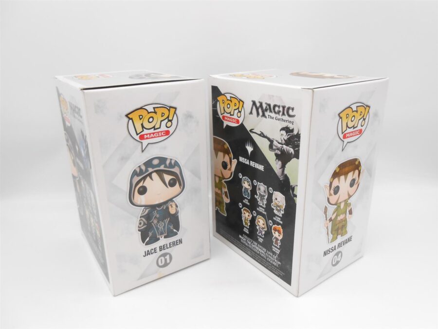 FUNKO Pop! Magic The Gathering 01 Jace Beleren 04 Nissa Revane Figur