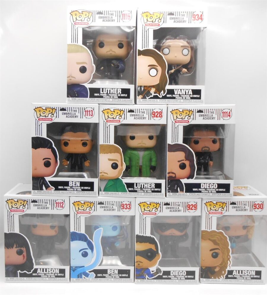 FUNKO Pop! Sparpaket 9x The Umbrella Academy Gratis Versand Beschr. lesen