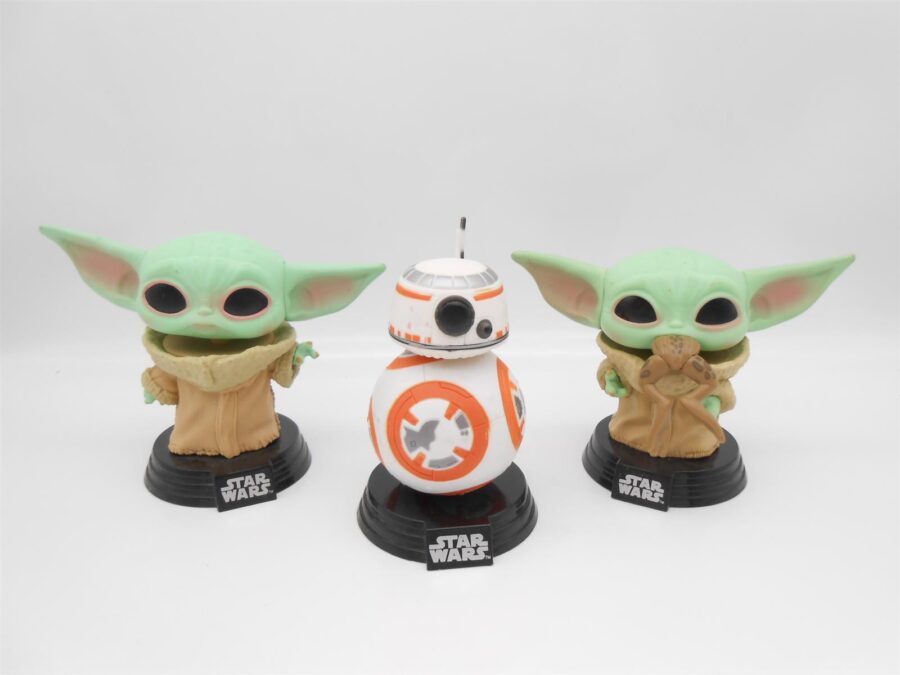 FUNKO POP! Star Wars Droid BB-8 61 Grogu mit Frosch 379 Grogu 369