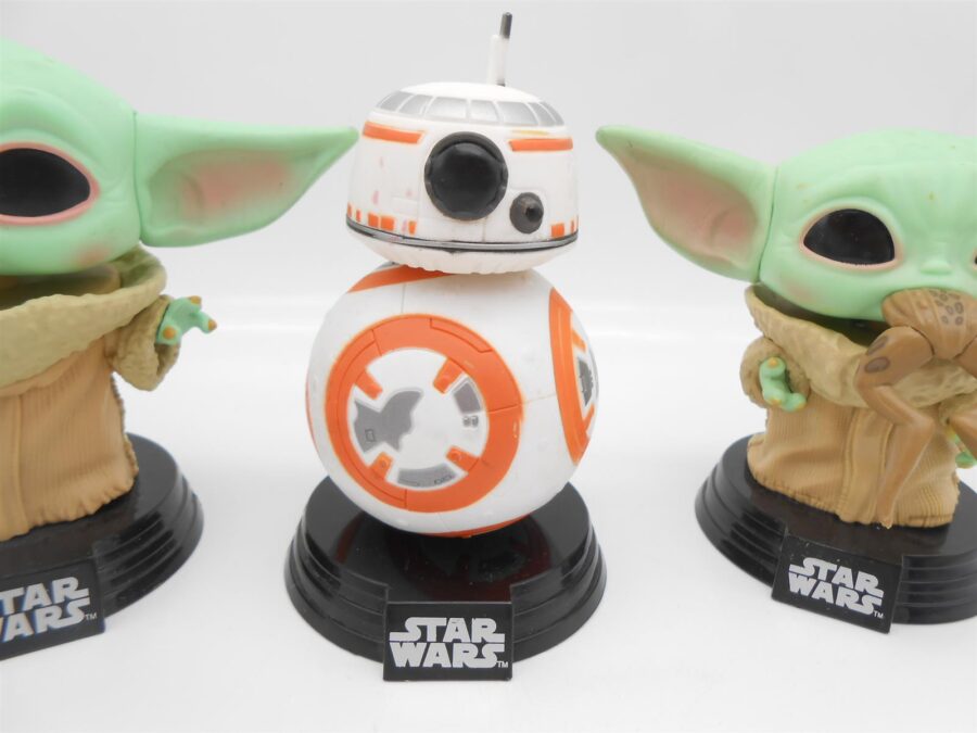 FUNKO POP! Star Wars Droid BB-8 61 Grogu mit Frosch 379 Grogu 369