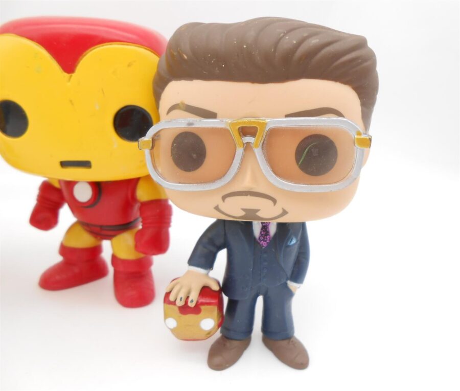 FUNKO POP! The Flash 47 Iron Man 04 Iron Man Chrome 375 Tony Stark 225