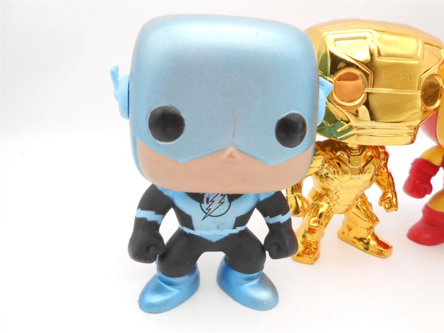 FUNKO POP! The Flash 47 Iron Man 04 Iron Man Chrome 375 Tony Stark 225