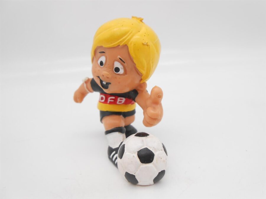 Fußball Maskottchen Figur Bully Fritzchen W. Germany 1982 Vintage