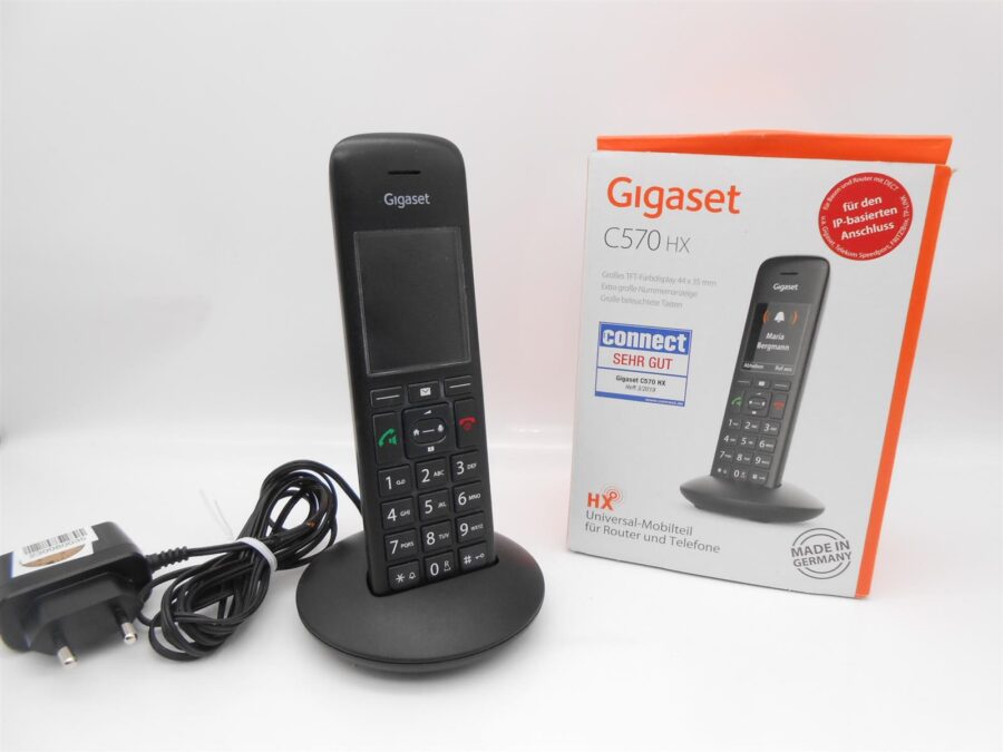 Gigaset C570HX DECT-Handset Schwarz S30852-H2861-B101 mit Verpackung