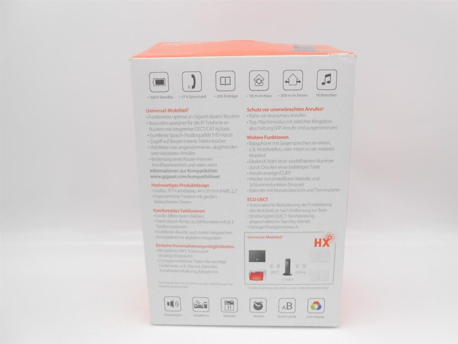 Gigaset C570HX DECT-Handset Schwarz S30852-H2861-B101 mit Verpackung
