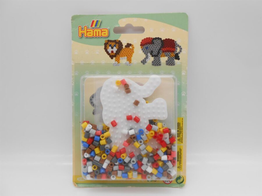 Hama Bügelperlen / Perlen Bunt Motiv Elefant