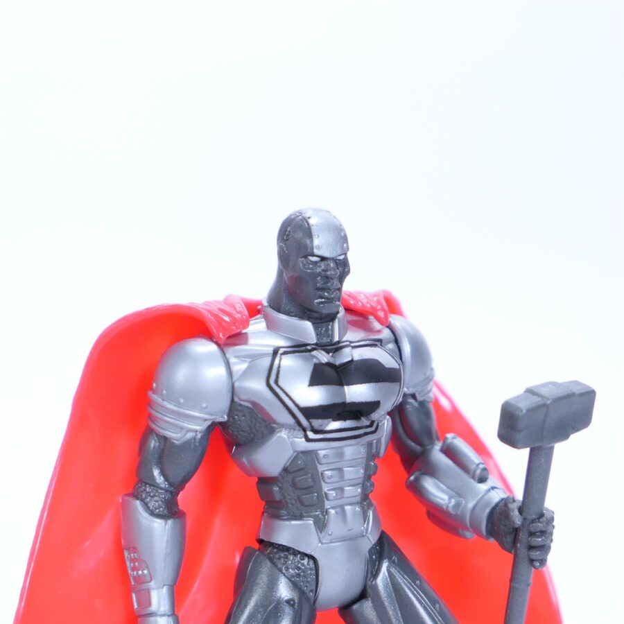 Hasbro Actionfigur Figur STEEL SUPERMAN Retro 1997 TOP Zustand DC+Zubehör