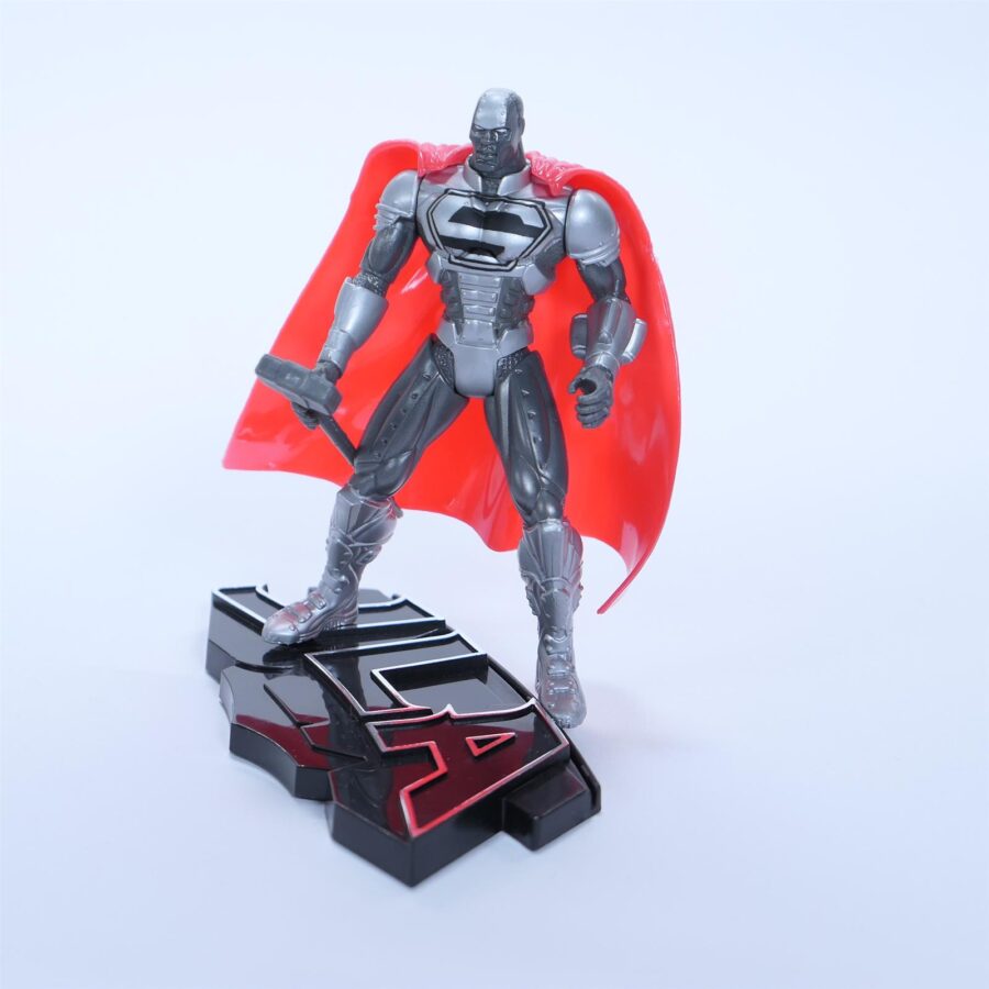Hasbro Actionfigur Figur STEEL SUPERMAN Retro 1997 TOP Zustand DC+Zubehör