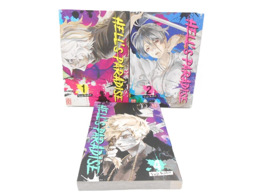 Hell´s Paradise Yuji Kaku Manga Band 1+2+4 Comic