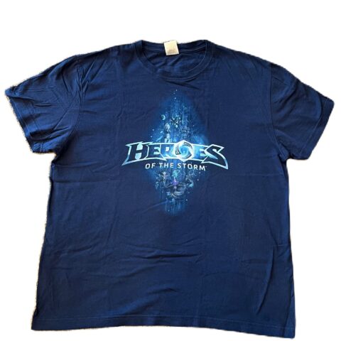 Heroes of the Storm Blizzard T-Shirt Fanshirt Merch Größe L Keya Blau