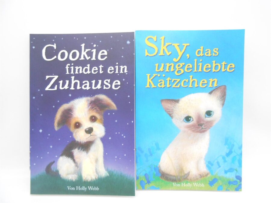 Holly Web Kinderbücher Tiergeschichten 12 Stück Hunde Bundle Katzen Este