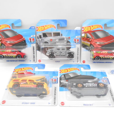 Hot Wheels HW First Response 5 Stück Bundle Ford Mazda Humvee Mattel