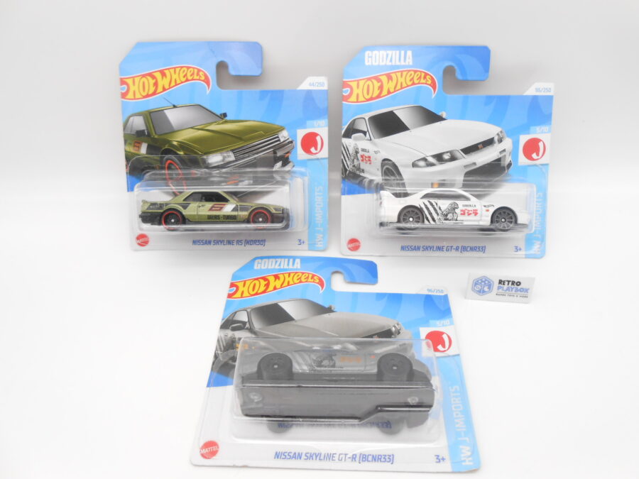 Hot Wheels HW J-Imports Nissan Skyline GT + GTR + RS Bundle Mattel