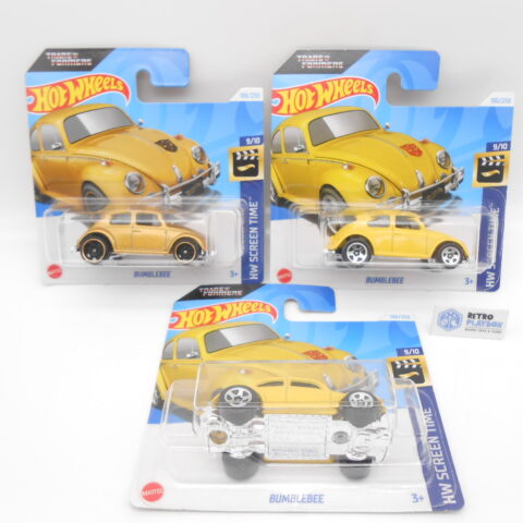 Hot Wheels HW Screen Time 3x Bumblebee Gelb & Gold Transformers Mattel