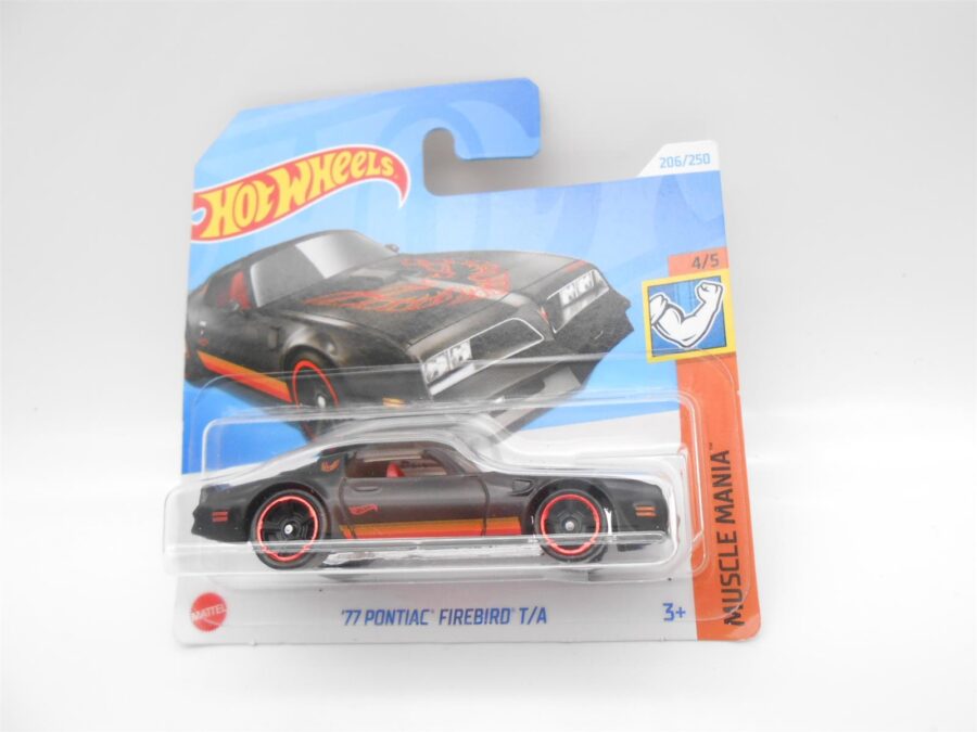 Hot Wheels Muscle Mania 2x 84 Pontiac Firebird 2x 77 Pontiac Firebird