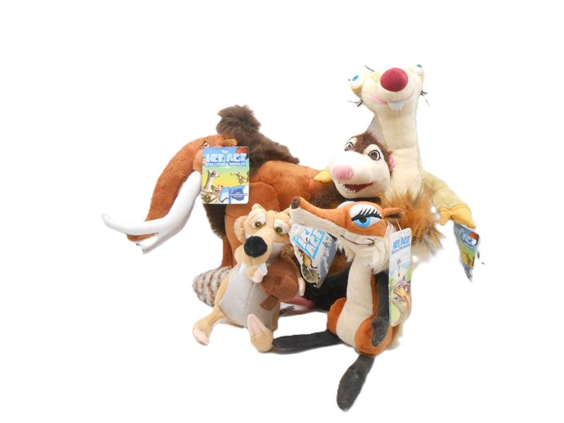 Ice Age 2 Plüsch Scrat Manny Mammut Sid Eddie Scratte Bundle Play by Play
