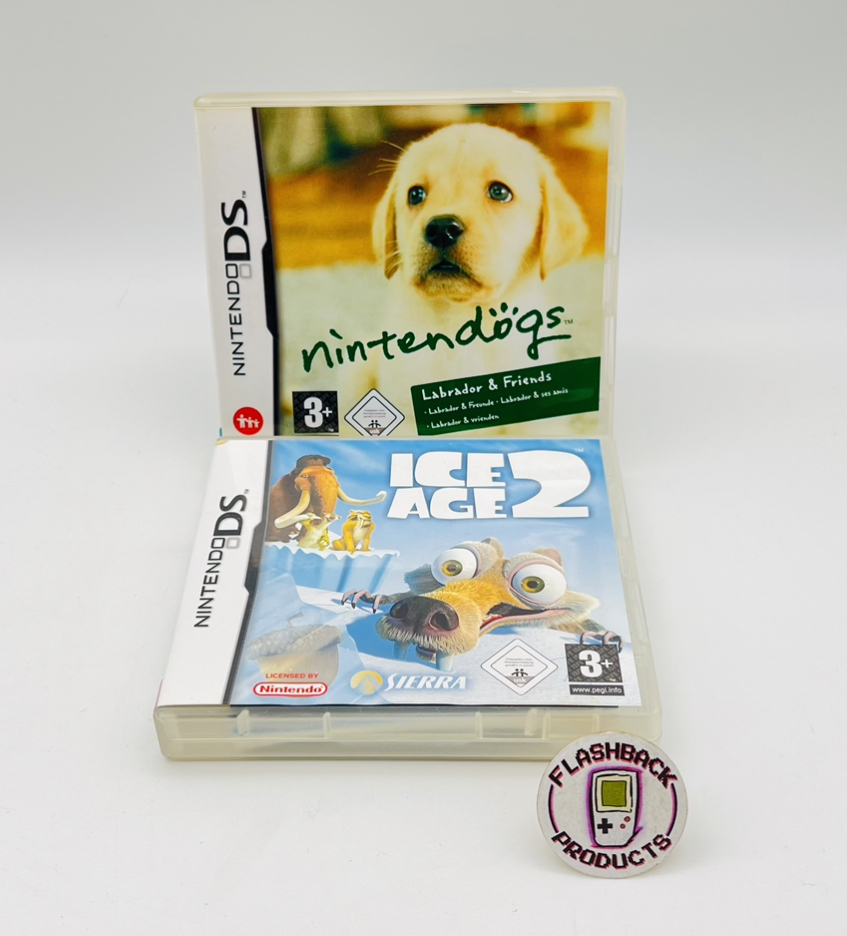 Ice Age + Nintendogs / Nintendo DS Spiele Bundle / Zustand Gut