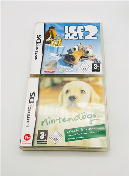 Ice Age + Nintendogs / Nintendo DS Spiele Bundle / Zustand Gut