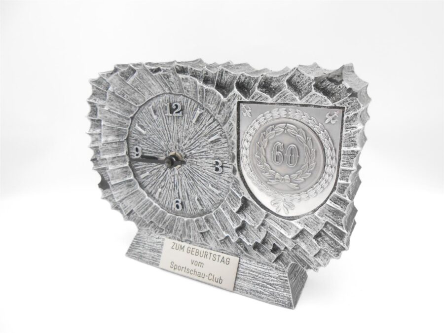 Jubiläumsuhr Uhr 60 Jahre Sportschau-Club 17x20x4cm