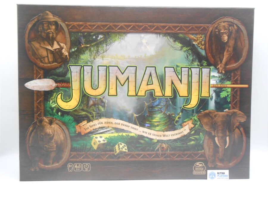 JUMANJI das Spiel Spin Master Games 2-4 Spieler ab 5 Jahren von 2017