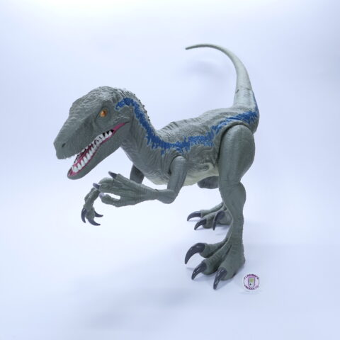 JURASSIC WORLD XXL Riesendino Dino Velociraptor Blue Mattel 106cm lang !