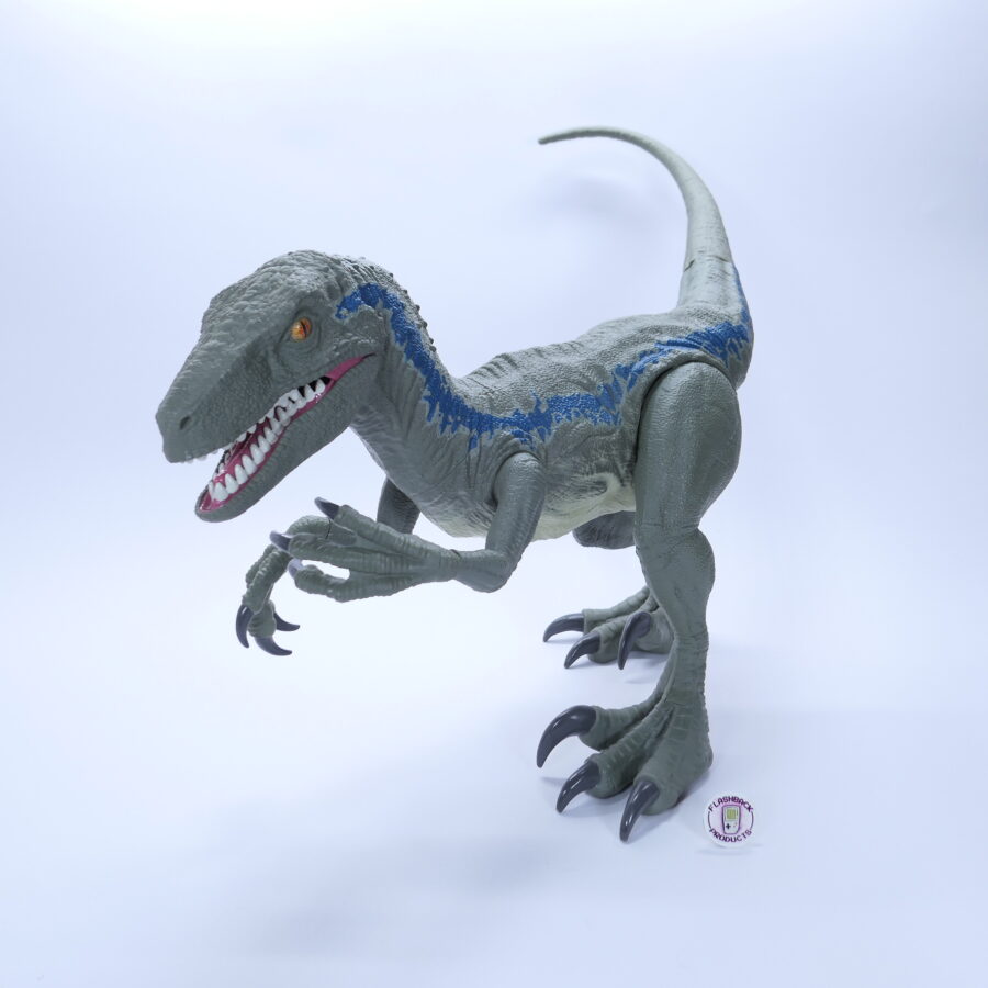 JURASSIC WORLD XXL Riesendino Dino Velociraptor Blue Mattel 106cm lang !