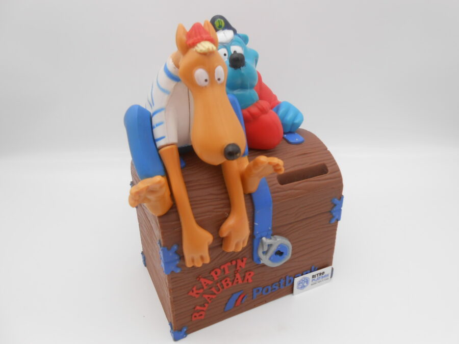 Käpt´n Blaubär Spardose Vintage 1994 Ravensburger Postbank Retro