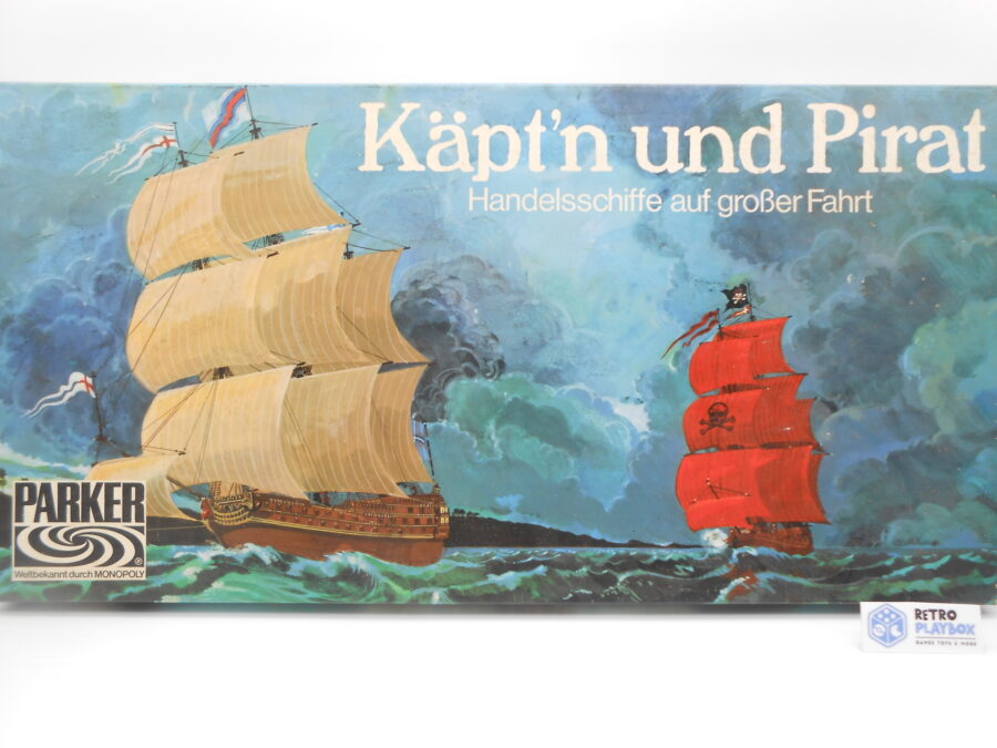 Käpt'n und Pirat Handelsschiffe auf großer Fahrt Parker Spiele 1972 Retro