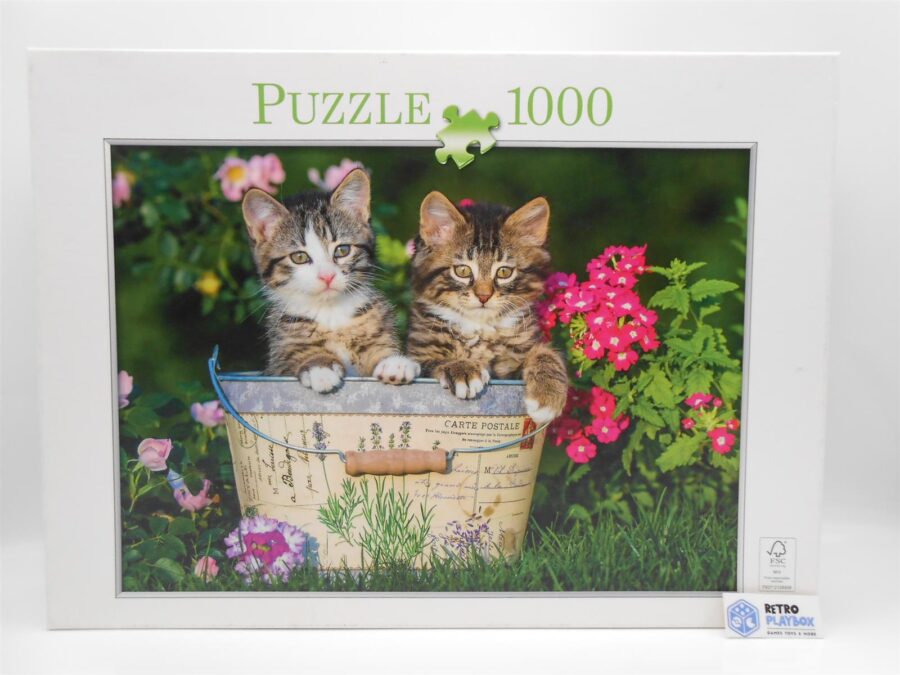 Kätzchen im Eimer Puzzle von Innovakids (komplett) 1000 Teile
