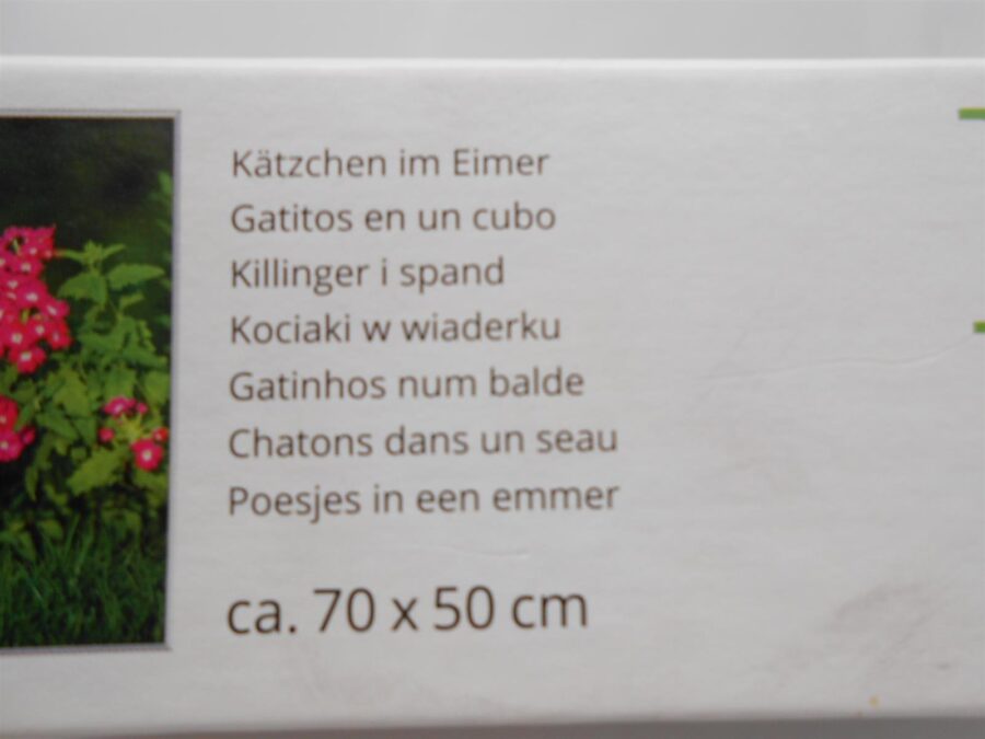 Kätzchen im Eimer Puzzle von Innovakids (komplett) 1000 Teile