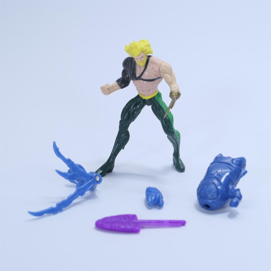 Kenner Actionfigur Figur AQUAMAN DC Comics Retro Vintage 1996 TOP+Zubehör