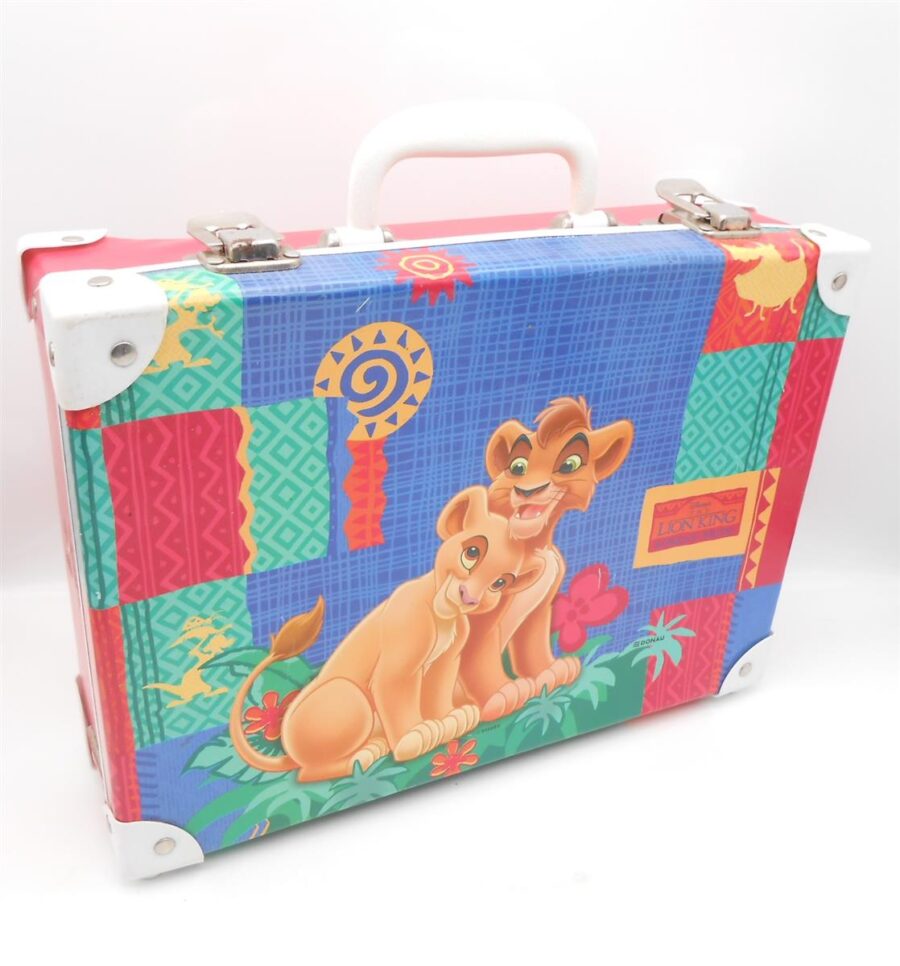 König der Löwen Vintage Koffer 90er Jahre Retro Simba /R1Ff9