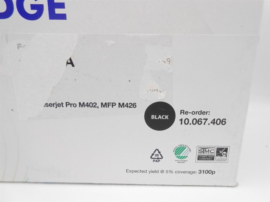 LASER TONER Black Schwarz Lyreco Remanufactured Laser Cartridge