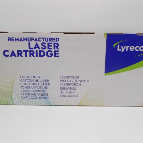 Lasertoner Tonerkartusche Black Lyreco Remanufactured Laser Cartridge