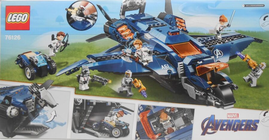 LEGO 76126 Marvel Avengers Ultimativer Avengers-Quinjet (2019) NEU & OVP