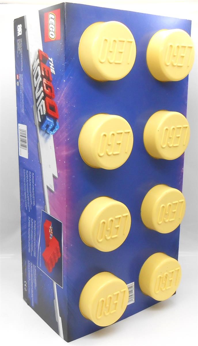 Lego Aufbewahrungsbox Stein 8 Noppen Gelb Movie Legostein NEU OVP
