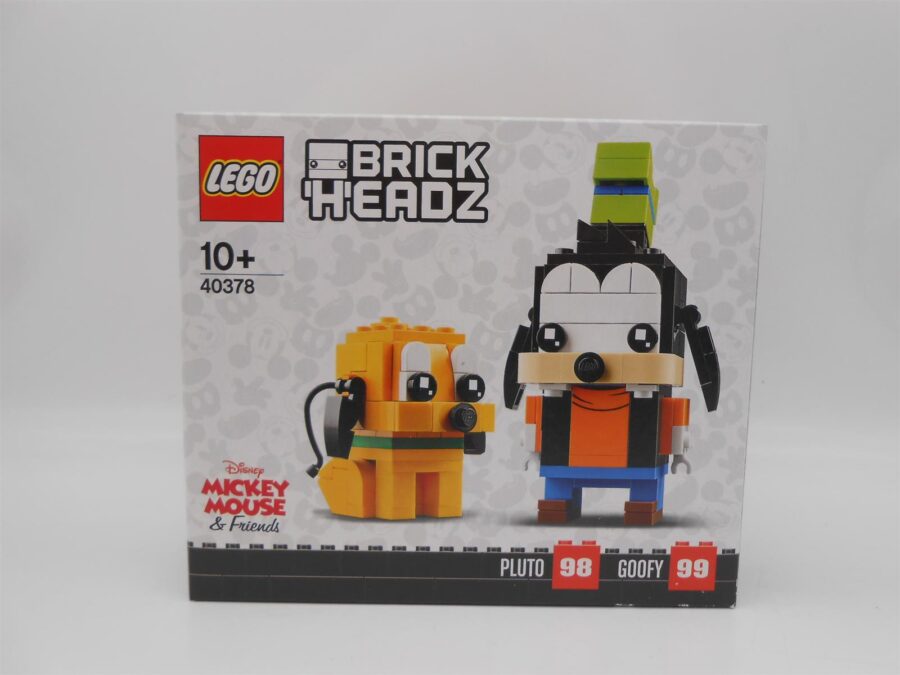 Lego Brickheadz 2x Mickey Mouse Donald Duck 40377+ 2x Goofy & Pluto 40378
