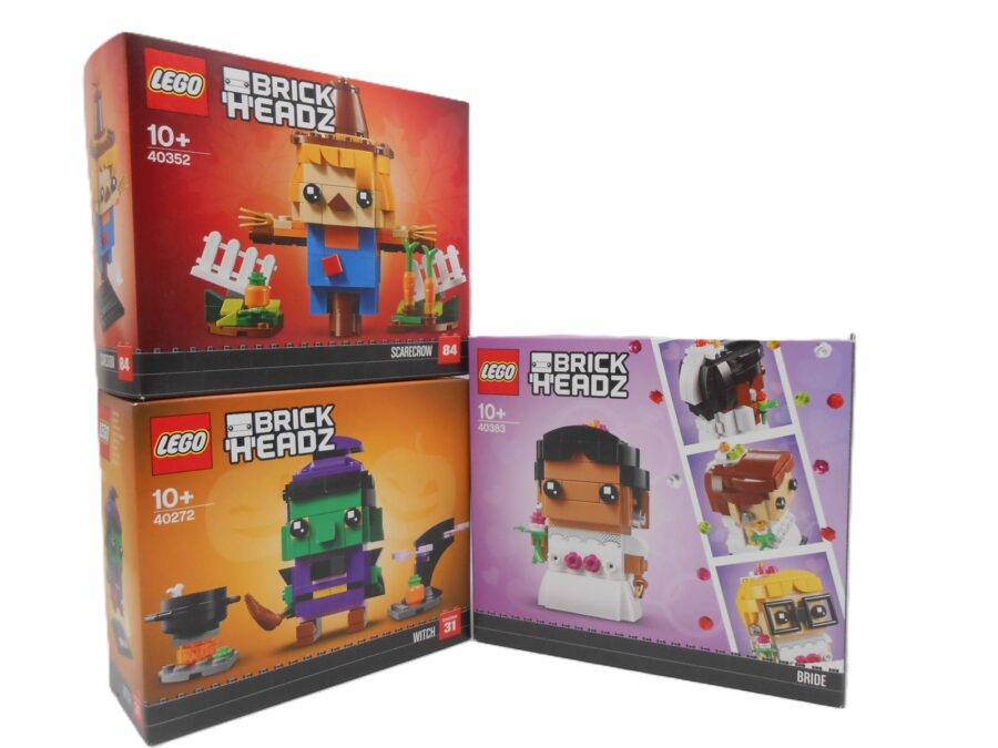 Lego Brickheadz 40352 Vogelscheuche 40272 Hexe 40383 Braut Sparpaket! Neu