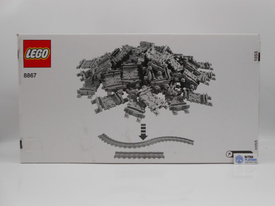 LEGO City 64 bewegliche flexible Schienen 8867 passend 7939, 7938, 7896