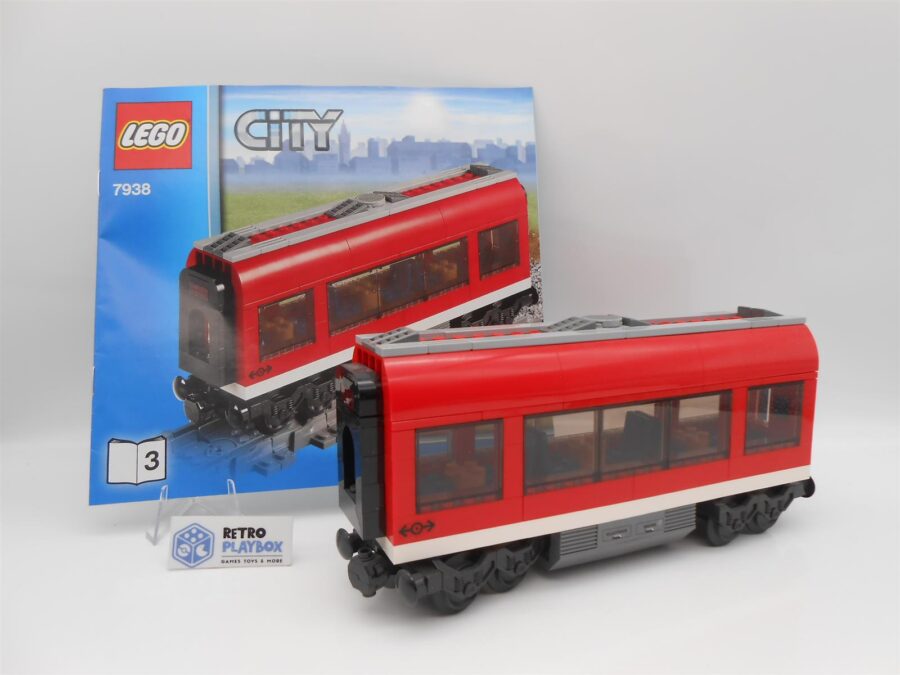 LEGO City Eisenbahn 7938 - ICE-Personenwagen Mittelwaggon + Bauanleitung