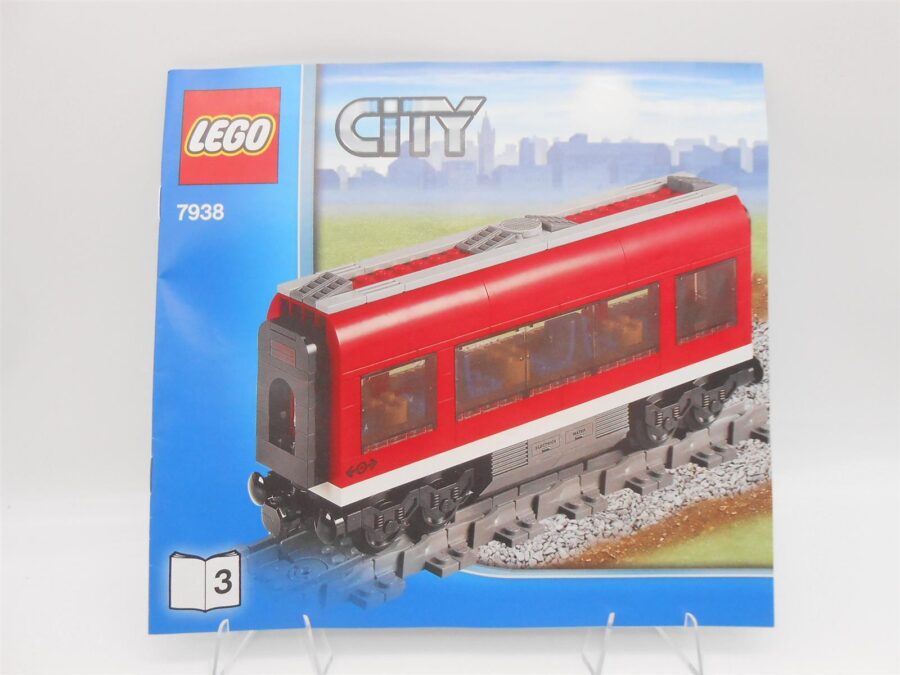 LEGO City Eisenbahn 7938 - ICE-Personenwagen Mittelwaggon + Bauanleitung