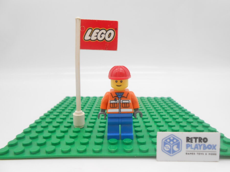 LEGO City Minifigur Figur cty0014 Bauarbeiter Handwerker guter Zustand