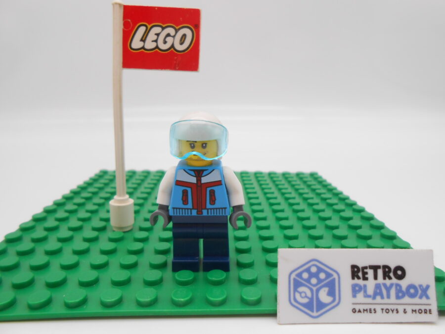 LEGO Minifigur Figur CTY1397 Stunt Plane Pilot Lego City