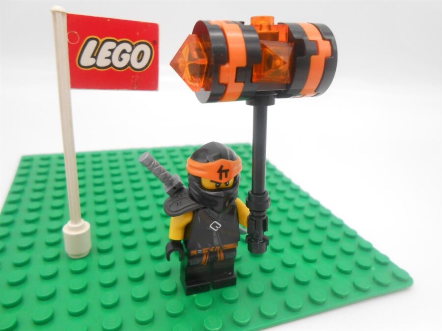 LEGO Minifigur Figur Ninjago njo455 Colem mit Hammer guter Zustand