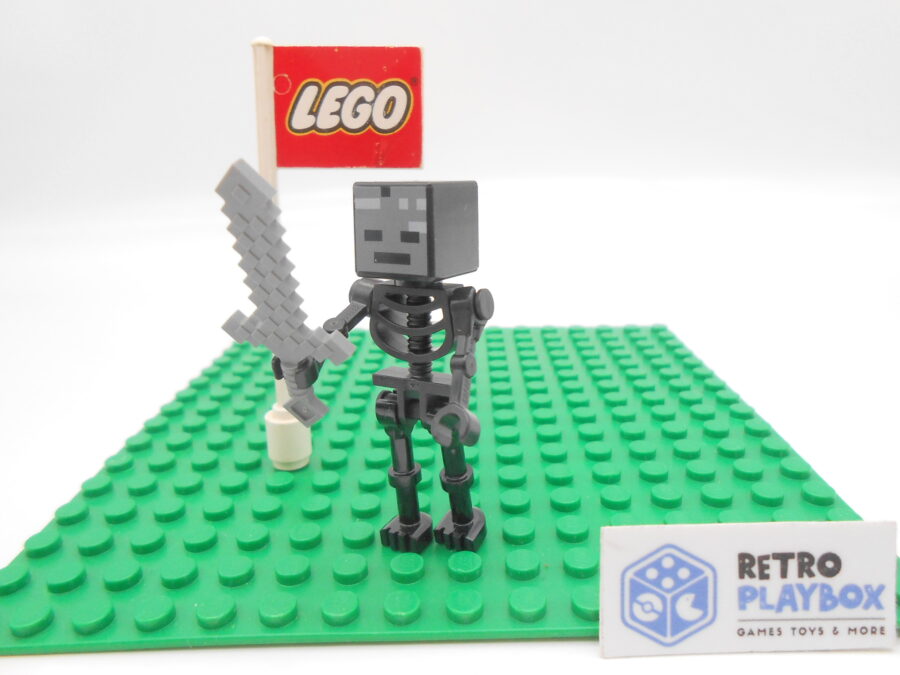 LEGO Minifigur Minecraft MIN025 Skelett mit Schwert
