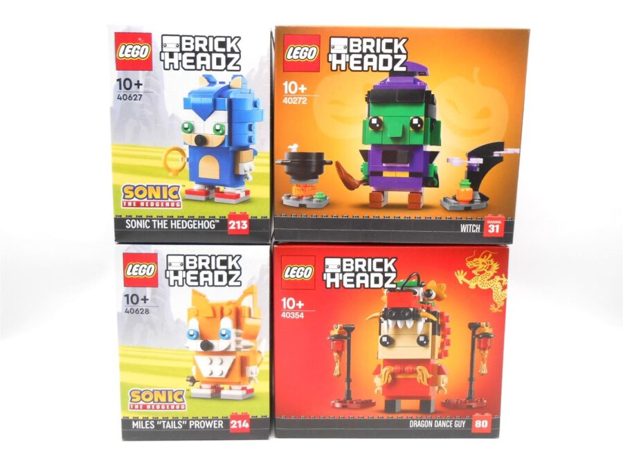 Lego Sonic 40627 + 40628 + Hexe 40272 + Drachentänzer 40354 Sparpaket!