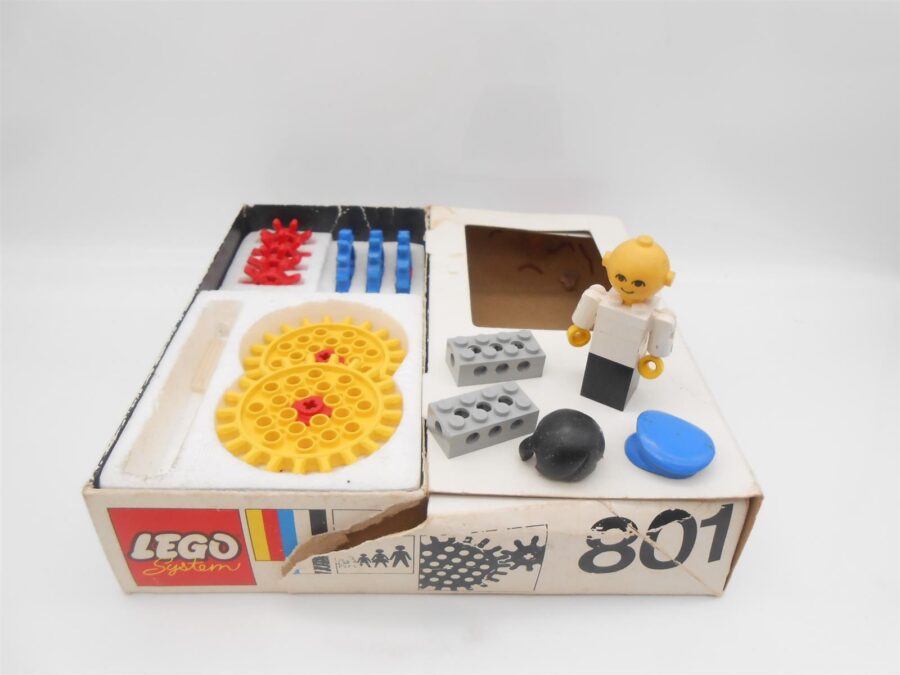 LEGO Technic Univ. Building Set 801 Gear Set inkl. OVP unvollständig