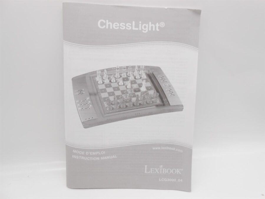 Lexibook LCG3000 Schachlicht elektronisches Schachspiel Touch Quadrate